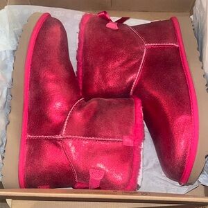 NIB UGG mini Bailey bow glisten USA sz 11